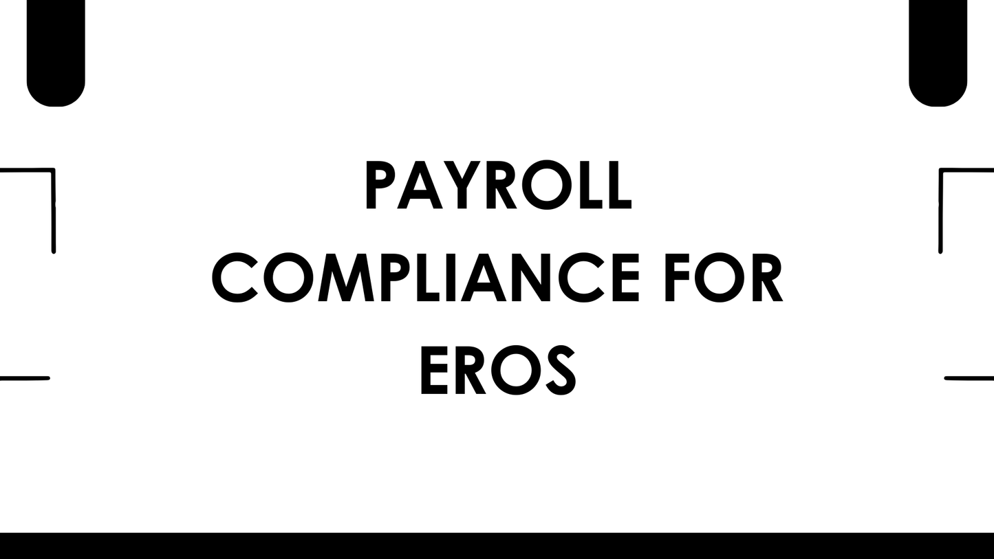 1099 Compliance Training For EROS