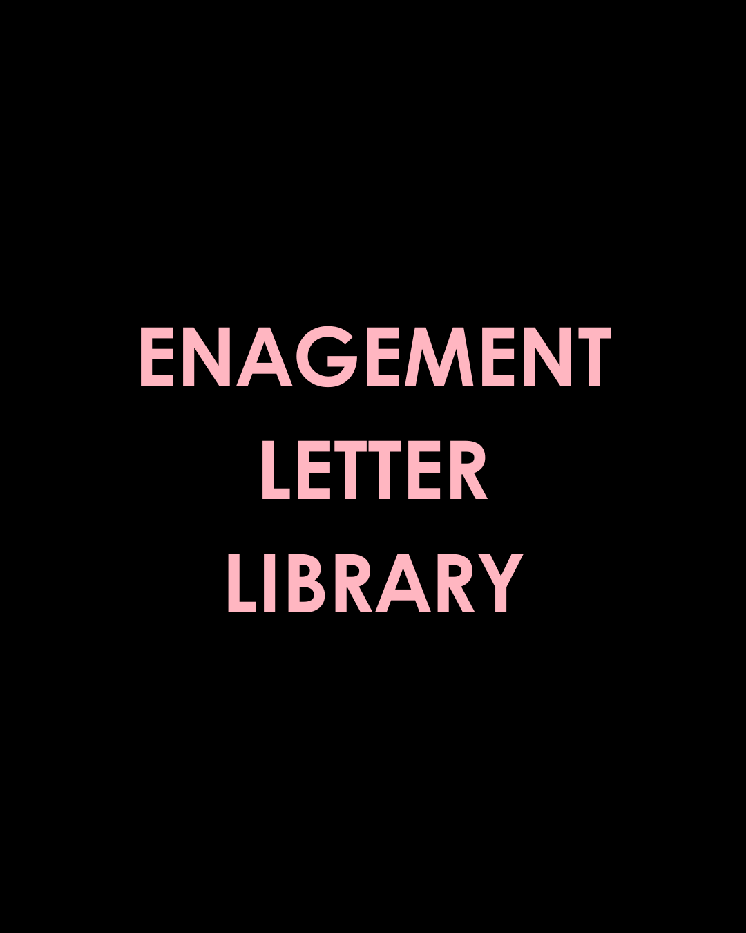 Engagement Letter Library