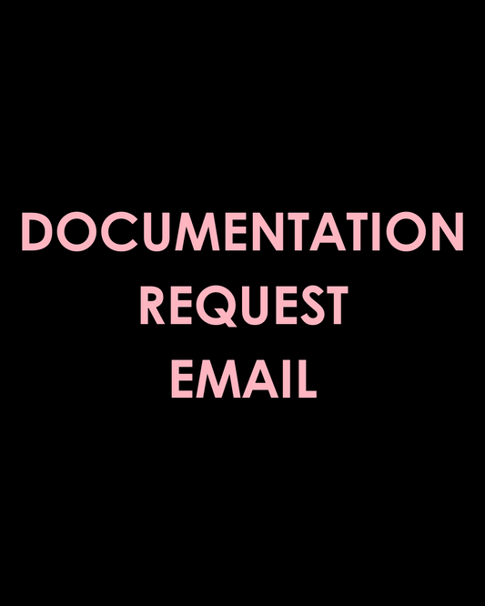 Documentation Request Email Pack